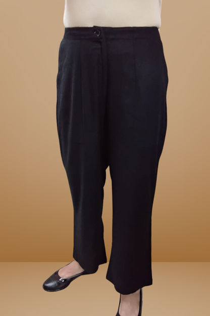 VISHIMA Cotton Linen Pant (Black)