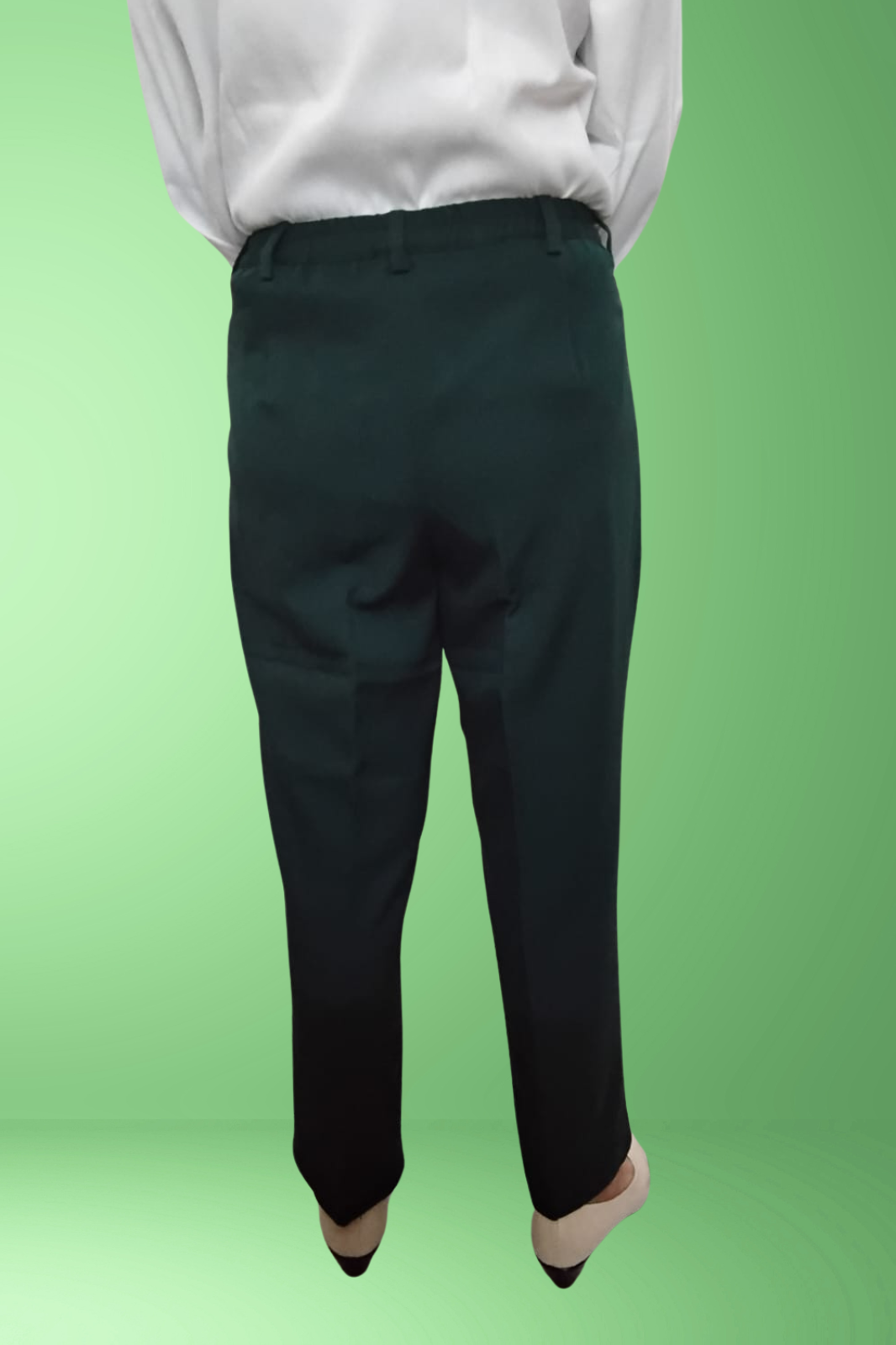 VISHIMA Regular Straight Leg Trousers with pockets - Green