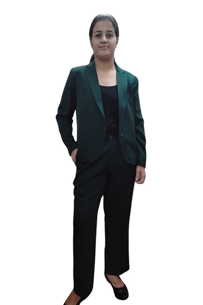 VISHIMA Single Breasted Blazer - Green